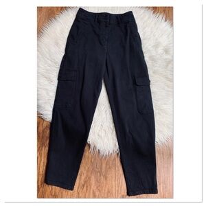 Aritzia Wilfred Modern Cargo Pants Utility Inspired Black Size 6